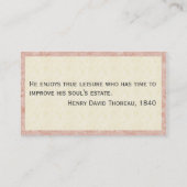 壮麗なハチドリパーソナライズな媒体カード 名刺 (裏面)