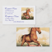 壮麗なユニコーン 名刺 (正面/裏面)