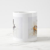 壮麗な休閑中の木びき台2006年 ジャンボコーヒーマグカップ (正面)