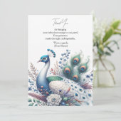 壮麗な孔雀 サンキューカード (スタンド正面)