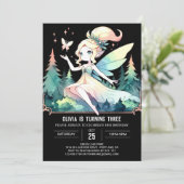 壮麗な森の妖精の誕生日 招待状 (スタンド正面)