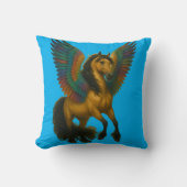 壮麗な翼を持つ馬 クッション (正面)
