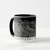 壮麗な荒廃の月のマグ マグカップ (正面左)