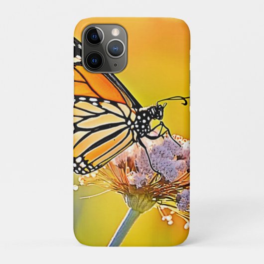 壮麗な蝶のクローズアップ デザイン Case-Mate iPhoneケース (裏)