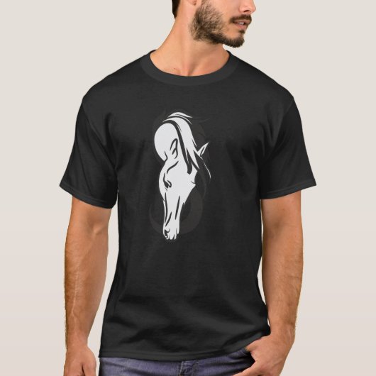 壮麗な馬の騎手 Tシャツ (正面)