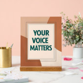 声が大事 アクリルサイン (ウェディング)