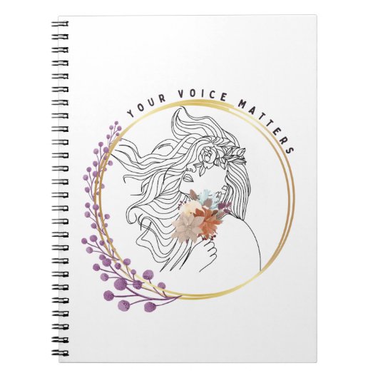 声が大事 ノートブック (正面)