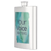 声が大事 フラスク (左)