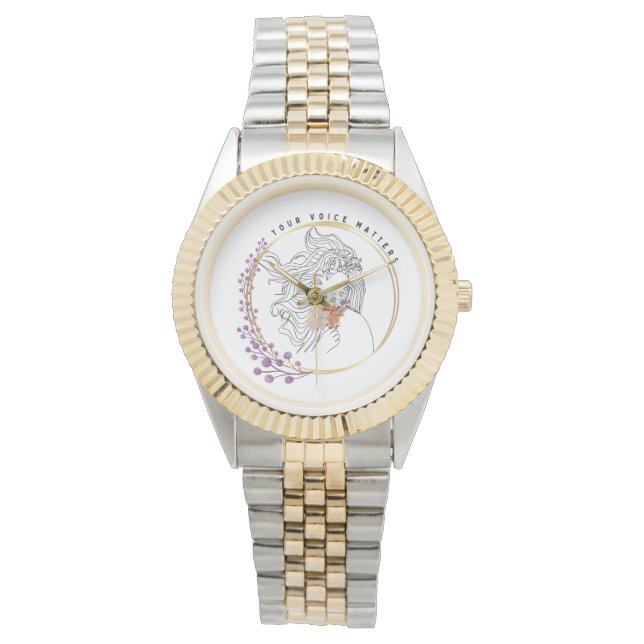 声が大事 腕時計 (正面)