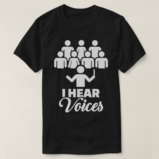 声が聞こえる Tシャツ (デザイン正面)