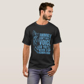 声なき動物女子 Tシャツ (正面フル)