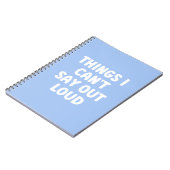 声に出せないもの – ノートおもしろいブック ノートブック (左側)