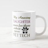 声のない人々Daughter Vet Tech ジャンボコーヒーマグカップ (右)