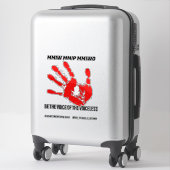 声のない人の声である シール (スーツケース)