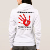 声のない人の声である パーカ (裏面)