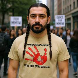 声のない人の声である Tシャツ