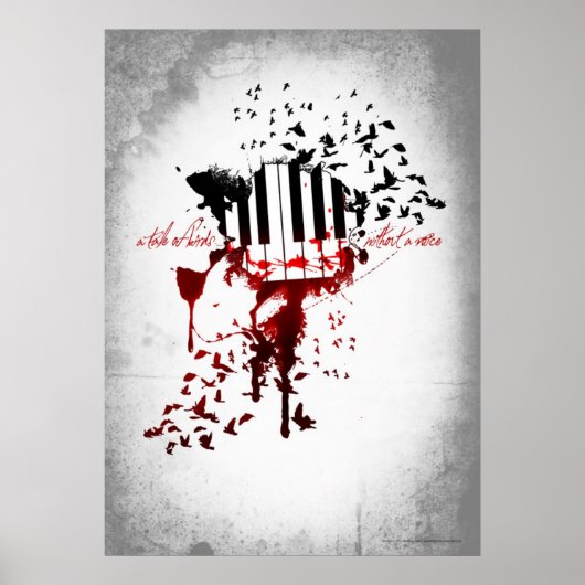 声のない鳥の物語 – ポスター (正面)