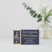 声のレッスン 名刺 (スタンド正面)