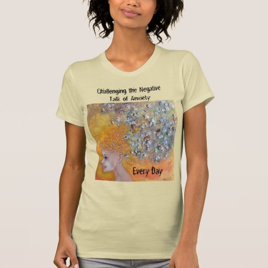 声の不安の超現実美術 Tシャツ (正面)