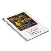 声の代理の支配のカスタマイズ可能なノート- PL W ノートブック (右側)