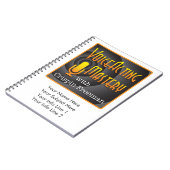 声の代理の支配のカスタマイズ可能なノート- PL W ノートブック (左側)