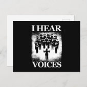 声の指揮者コーラスギフトの合唱を聞く ポストカード (正面/裏面)