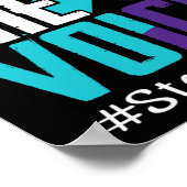 声の自殺ストップ認識度心的健康である ポスター (角)