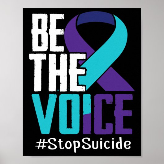 声の自殺ストップ認識度心的健康である ポスター (正面)