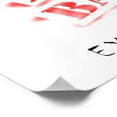 声はバックおもしろいTシャツ ポスター (角)