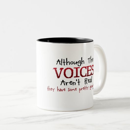 声は実在おもしろいことわざ ツートーンマグカップ (正面右)