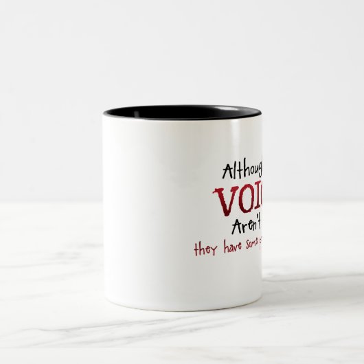 声は実在おもしろいことわざ ツートーンマグカップ (中央)