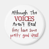 声は実在おもしろいことわざ マグネット (正面)