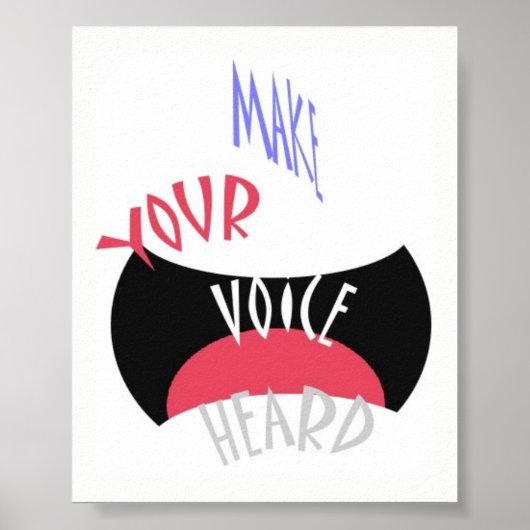 声をミニにする ポスター (正面)