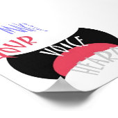 声をミニにする ポスター (角)