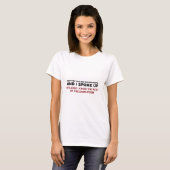 声を上げた Tシャツ (正面フル)