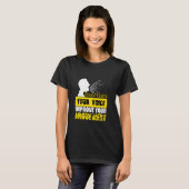 声を上げないで議論を立て直せ Tシャツ (正面フル)