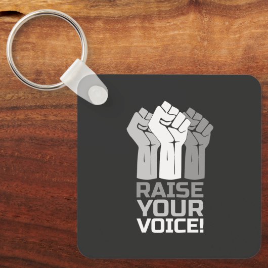 声を上げる3 キーホルダー (正面)