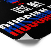 声を使わせなロシアのい ポスター (角)