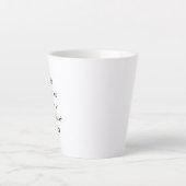 声を出さないラテ カフェラテマグ (正面)