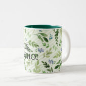 声を出すな、声を出すな、エコー！ ツートーンマグカップ (正面右)