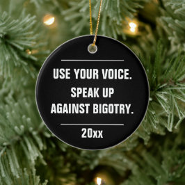 声を大話年に使う セラミックオーナメント