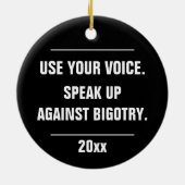 声を大話年に使う セラミックオーナメント (裏面)