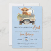 「声を聞いたか!」 ベビーシャワー招待状 招待状 (正面)