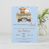 「声を聞いたか!」 ベビーシャワー招待状 招待状 (スタンド正面)