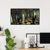 声を閉じる ポスター (ホームオフィス)