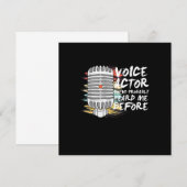 声優以前 招待状 (正面/裏面)