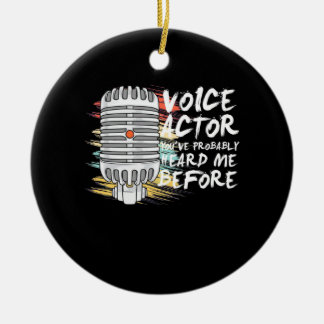 声優前 セラミックオーナメント