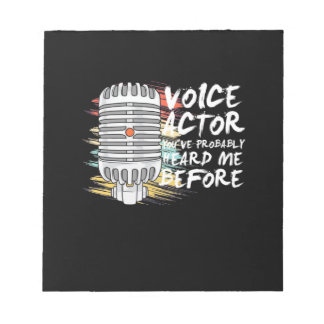 声優前 ノートパッド