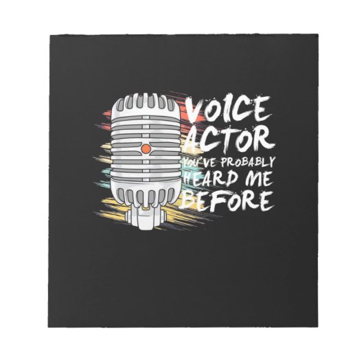 声優前 ノートパッド (正面)