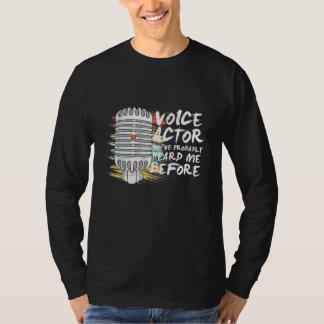 声優前 Tシャツ
